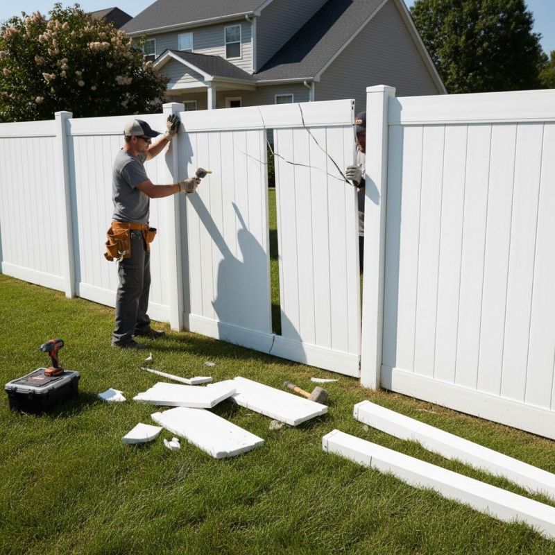 Contact About White Vinyl Fence Installation