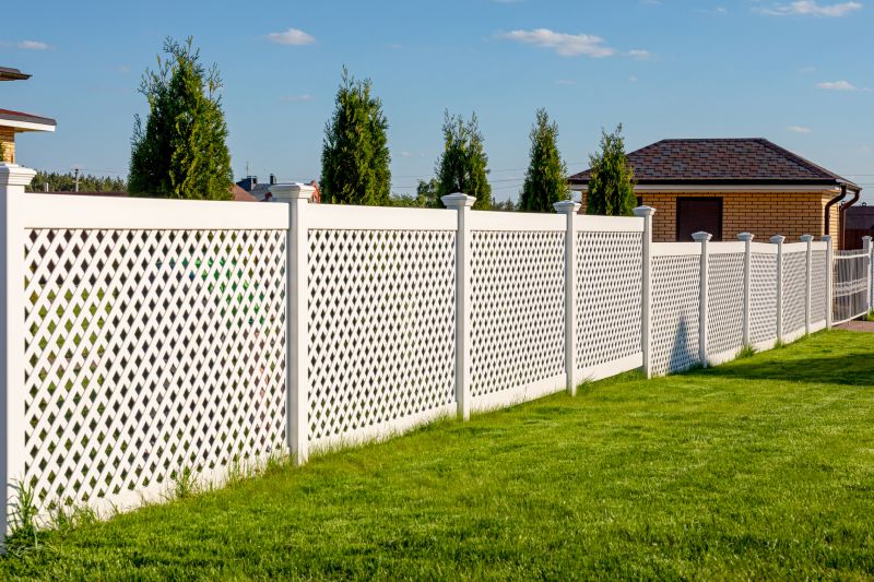 White Vinyl Fence Installation