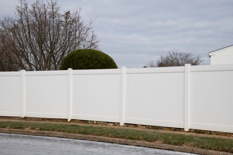 Finished Vinyl Fence